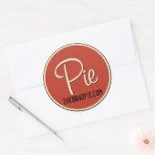 Pie Logo Sticker - vel van 6! (Envelop)