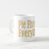 Pie lost alles op koffiemok (Voorkant links)