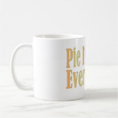 Pie lost alles op koffiemok (Links)