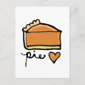 Pie Love. Briefkaart (Voorkant)