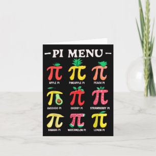 Pie Menu Grappig Pi Dag Pi 3.14 Wiskunde Docent Pi