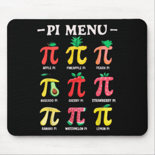 Pie Menu Grappig Pi Dag Pi 3.14 Wiskunde Docent Pi Muismat