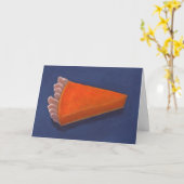 Pie met Wenskaart Toes Kaart (Gele Bloem)