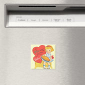 Pie-ning voor u Retro Valentijn Magneet (Insitu (Vaatwasser))