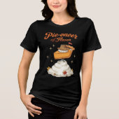 Pie-oneer van Flavor - Pumpkin Pie Thanksgiving Tri-Blend Shirt (Voorkant)