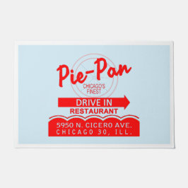 Pie-Pan Drive-In Restaurant, Chicago, Illinois Deurmat