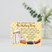 Pie Party Kaart (Staand voorkant)