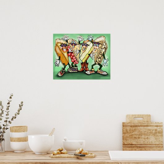 Pie Party Poster (Keuken)