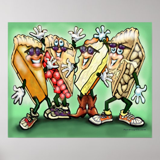 Pie Party Poster (Voorkant)
