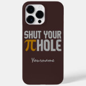 "Pie (pi) Hole" aangepaste monogram hoesjes (Achterkant)