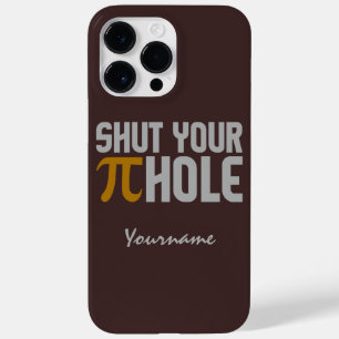 "Pie (pi) Hole" aangepaste monogram hoesjes