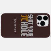 "Pie (pi) Hole" aangepaste monogram hoesjes (Achterkant (horizontaal))