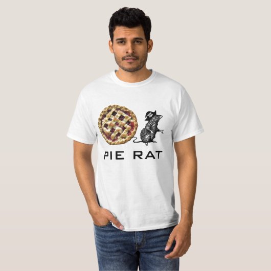 Pie Rat T-shirt (Voorkant volledig)