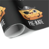 Pie-rate Funny Pirate Pie Dark BG Cadeaupapier (Rol Hoek)