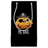 Pie-rate Funny Pirate Pie Dark BG Klein Cadeauzakje (Voorkant)