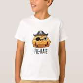 Pie-rate Funny Pirate Pie Pun T-shirt (Voorkant)