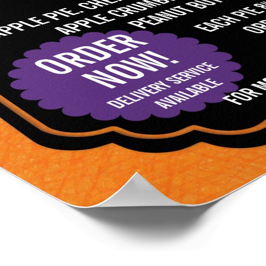 PIE SALE themagebeurtenis FLYER Poster (Hoek)