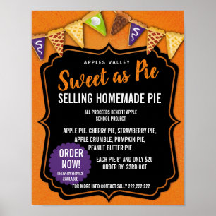 PIE SALE themagebeurtenis FLYER Poster