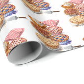 Pie Sharing Night Party Cadeaupapier (Rol Hoek)