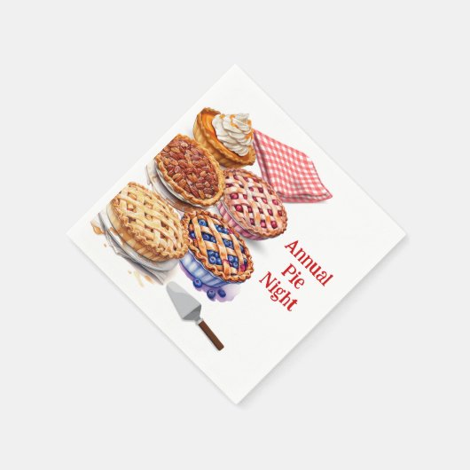 Pie Sharing Night Party Servet (Hoek)