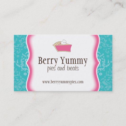 Pie Shoppe Visitekaartje (Voorkant)