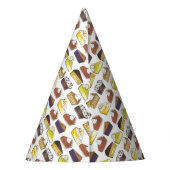 Pie Slice Apple Pumpkin Banana Key Limoen Blueberr Feesthoedjes (Achterkant)