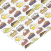 Pie Slice Apple Pumpkin Banana Key Limoen Blueberr Tafelkleed (Gekanteld)