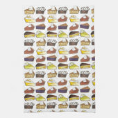 Pie Slice Apple Pumpkin Banana Key Limoen Blueberr Theedoek (Verticaal)