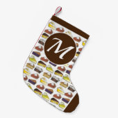 Pie Social Pumpkin Key Limoen Blueberry Apple Slic Kleine Kerstsok (Voorkant (Hangend))