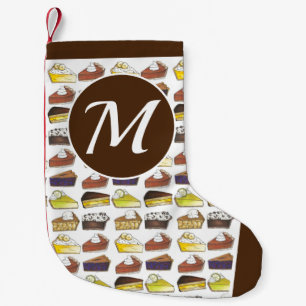 Pie Social Pumpkin Key Limoen Blueberry Apple Slic Kleine Kerstsok