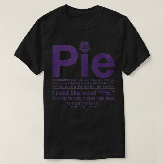 Pie T-shirt (Design voorkant)