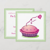 Pie Uitnodiging (Voorkant / Achterkant)