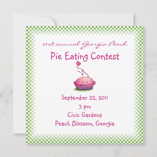Pie Uitnodiging (Achterkant)