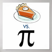 Pie vs. Pi Poster (Voorkant)