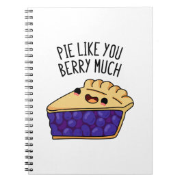 Pie zoals jij Berry Much Funny Pie Pun Notitieboek
