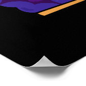 Pie zoals jij Berry veel grappny Pie Dark BG Poster (Hoek)