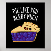 Pie zoals jij Berry veel grappny Pie Dark BG Poster (Voorkant)