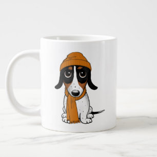 Piebald Dachshund Cute Hipster Dog Grote Koffiekop