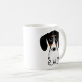 Piebald Dachshund | Cute Puppy Dog Coffee Mok (Voorkant rechts)