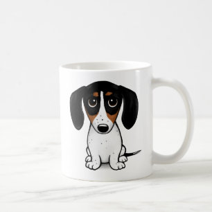 Piebald Dachshund   Cute Puppy Dog Coffee Mok