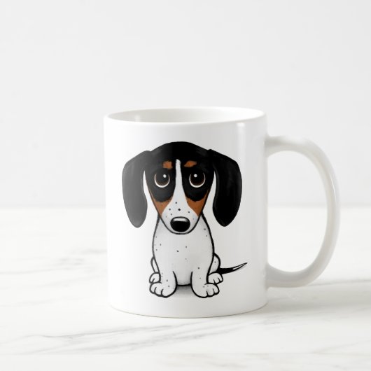Piebald Dachshund | Cute Puppy Dog Coffee Mok (Rechts)