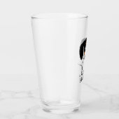 Piebald Dachshund Cute Puppy Dog Custom Glass Glas (Rechts)