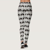 Piebald Dachshund | Cute Puppy Dog gepatterd Leggings (Achterkant)
