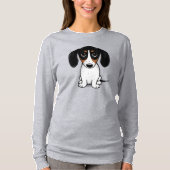 Piebald Dachshund Cute Puppy Dog T-Shirt (Voorkant)