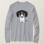 Piebald Dachshund Cute Puppy Dog T-Shirt<br><div class="desc">Cute Cartoon Dog Shirt. Black and tan Piebald Dachshund. Maakt een groot cadeau voor Doxie-liefhebbers!</div>