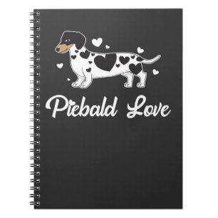 Piebald Dachshund Dog Eigenaar Gift Notitieboek