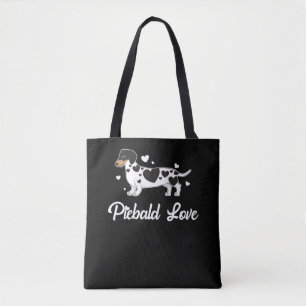 Piebald Dachshund Dog Eigenaar Gift Tote Bag