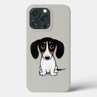 Piebald Dachshund | Puppy Dog van de luifel Case-Mate iPhone Case