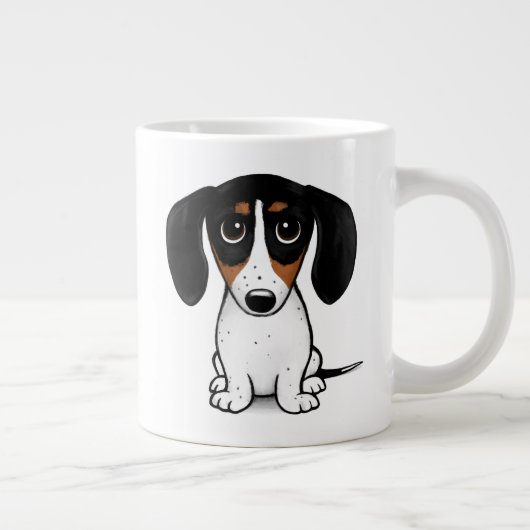 Piebald Dachshund | Puppy Dog van de luifel Grote Koffiekop (Rechts)
