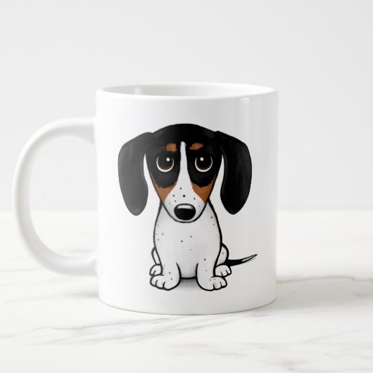 Piebald Dachshund | Puppy Dog van de luifel Grote Koffiekop (Links)